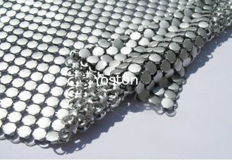 중국 금속 Sequined 알루미늄 메시 샤워 커튼, 메시 휘장 직물 연약한 짜임새 협력 업체