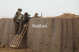 중국 Hesco 방어적인 장벽 방탄호, 모래는 장벽 긴 서비스 기간을 채웠습니다 협력 업체