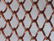 금속 방 분배자를 위한 장식적인 철망사 커튼 앙티크 금관 악기 색깔 협력 업체