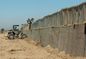 밀 돌망태 메시 Hesco 모래 부대 담 요새 장벽 충분한 양 벽 육군 보호 협력 업체